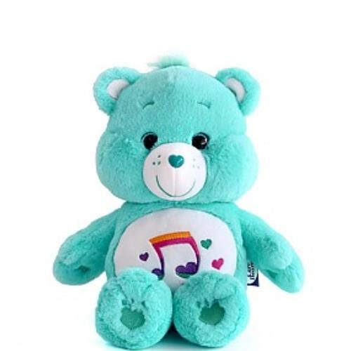 BeeCrazee Care Bears 10.5" Plushies: Mint Heart Song Bear, Pink Cheer Bear, Purple Share Bear, and Yellow Sunshine Bear Mint Heart Song Bear Kawaii Gifts 8809063016179