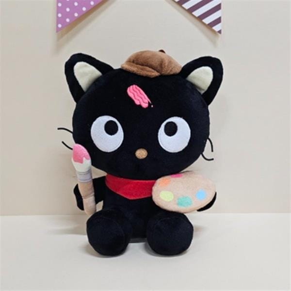 BeeCrazee Chococat Painter 10" Plush Kawaii Gifts 8800313078442