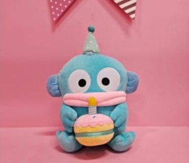 BeeCrazee Hangyodon Sanrio 10" Birthday Cake Plush Kawaii Gifts 809571508159