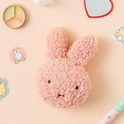 BeeCrazee Miffy Face Fuzzy Pouches Pink Kawaii Gifts 8804224267582