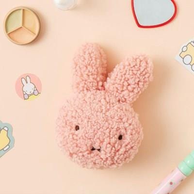 BeeCrazee Miffy Face Fuzzy Pouches Pink Kawaii Gifts 8804224267582