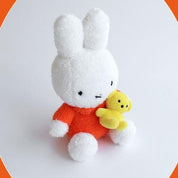 BeeCrazee Miffy with Teddy Bear Curly Fabric 12" Plush Kawaii Gifts 8809644507416