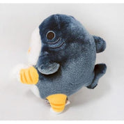 BeeCrazee Mofusand Yellow Tabby Cat as Orca Holding a Seal Plushies Kawaii Gifts