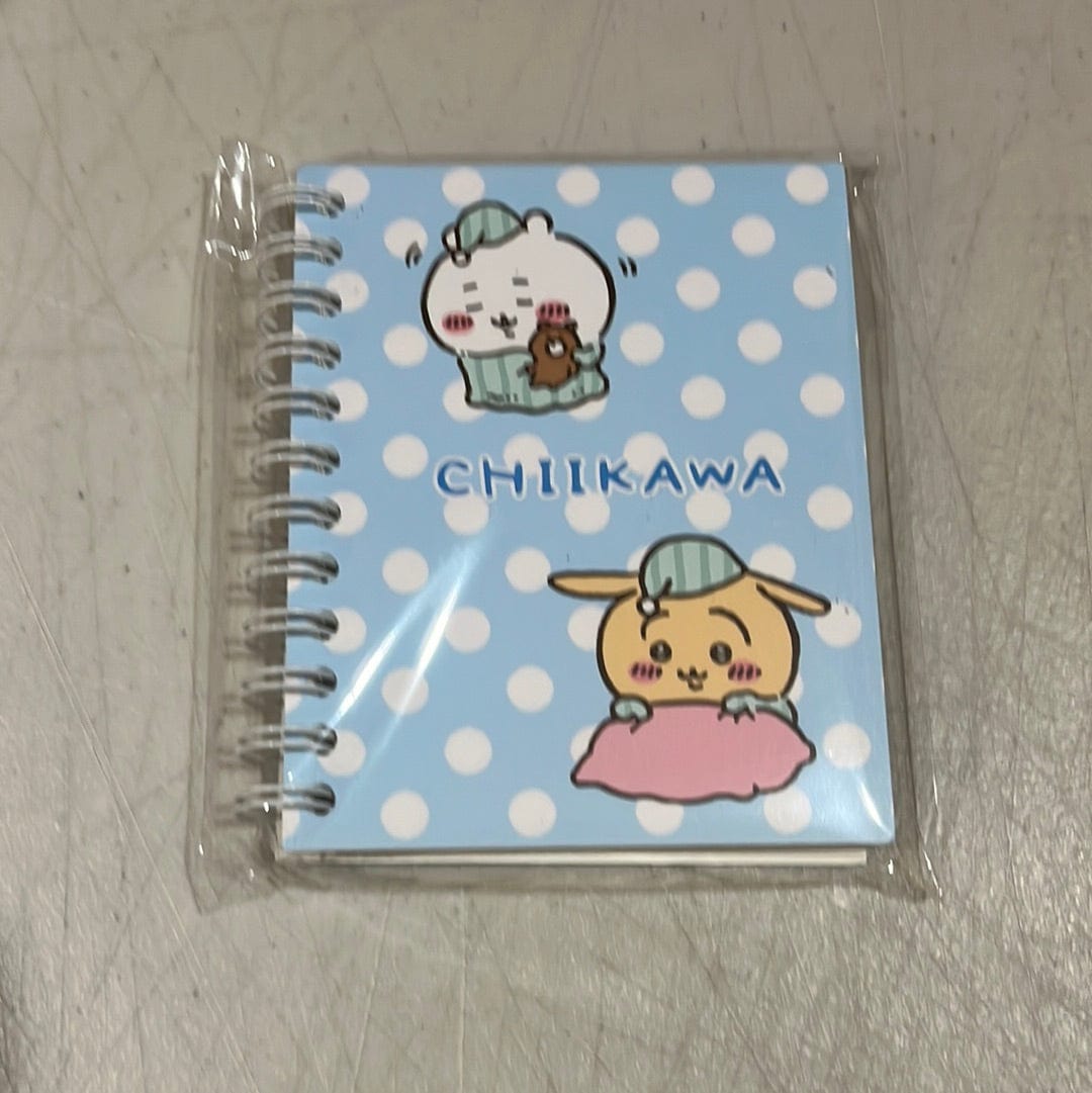 BeeCrazee Chiikawa Spiral Pocket Notebooks Nap Time Kawaii Gifts 8809844043042