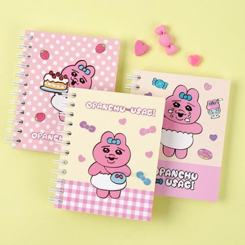BeeCrazee Opanchu Usagi Surprise Hardcover Lined Pocket Notebooks Kawaii Gifts 8809844042854