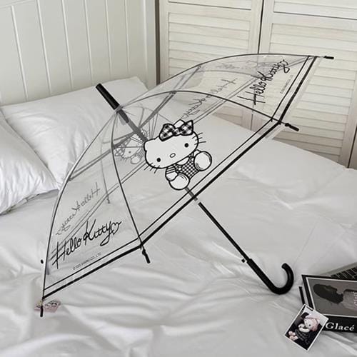 BeeCrazee Hello Kitty 21" Clear Stick Umbrella Kawaii Gifts 7961100102596