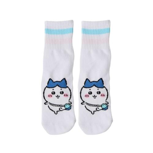 BeeCrazee Chiikawa Stripe Socks Hachiware Kawaii Gifts 8806306063938