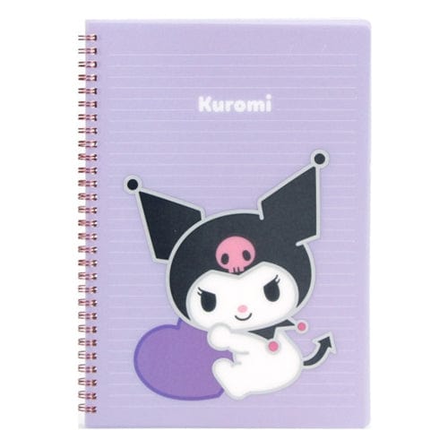 BeeCrazee Sanrio Friends PP Cover A4 Ruled Notebook: Cinnamoroll, Kuromi & My Melody Kuromi Purple Kawaii Gifts