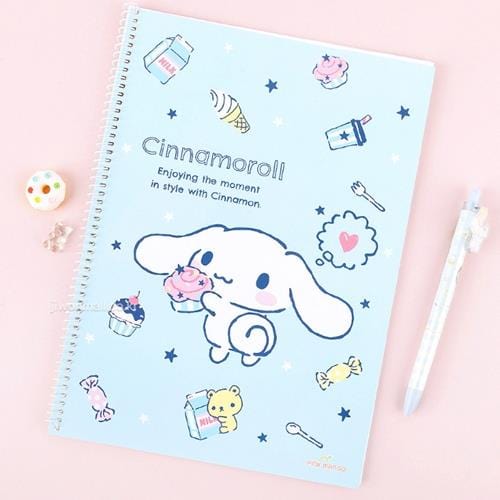 BeeCrazee Sanrio Pochacco & Cinnamoroll Lined Spring Notebooks Cinnamoroll Kawaii Gifts 8809955831972
