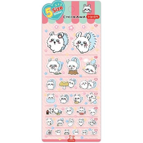 BeeCrazee Chiikawa 5-Size Stickers Momongu Kawaii Gifts 8809854312503