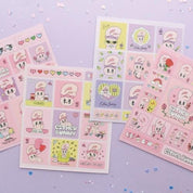 BeeCrazee Esther Bunny Removable Square Sticker Surprise Kawaii Gifts 8809557197995