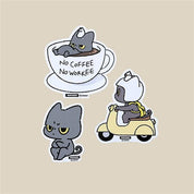 BeeCrazee Hakongee Large Stickers Trio Sets (4 Versions to Choose From) Ver 2 Kawaii Gifts 810043606653