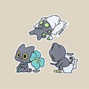 BeeCrazee Hakongee Large Stickers Trio Sets (4 Versions to Choose From) Ver 3 Kawaii Gifts 810043606660