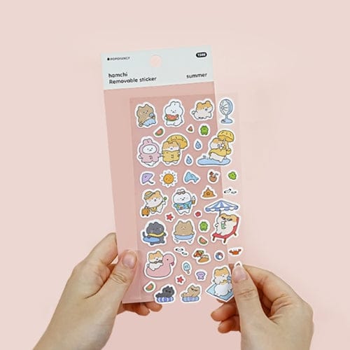 BeeCrazee Hamchi Surprise Removable Stickers Kawaii Gifts 8809844054963