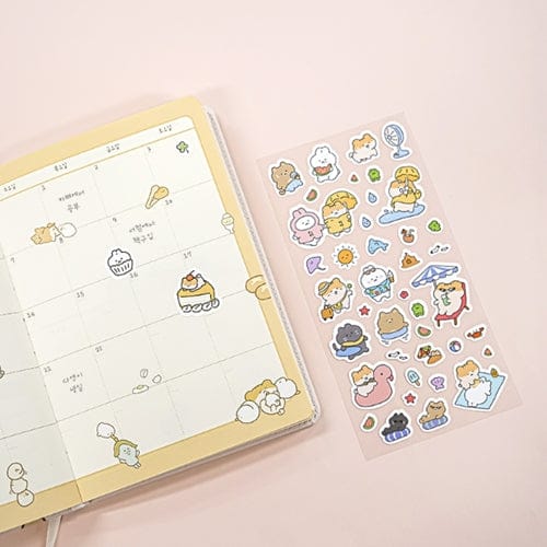 BeeCrazee Hamchi Surprise Removable Stickers Kawaii Gifts 8809844054963