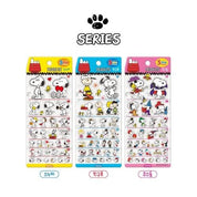 BeeCrazee Peanuts Snoopy 5-Size Stickers Kawaii Gifts