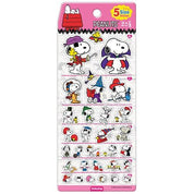 BeeCrazee Peanuts Snoopy 5-Size Stickers Pink Kawaii Gifts 8809854315238