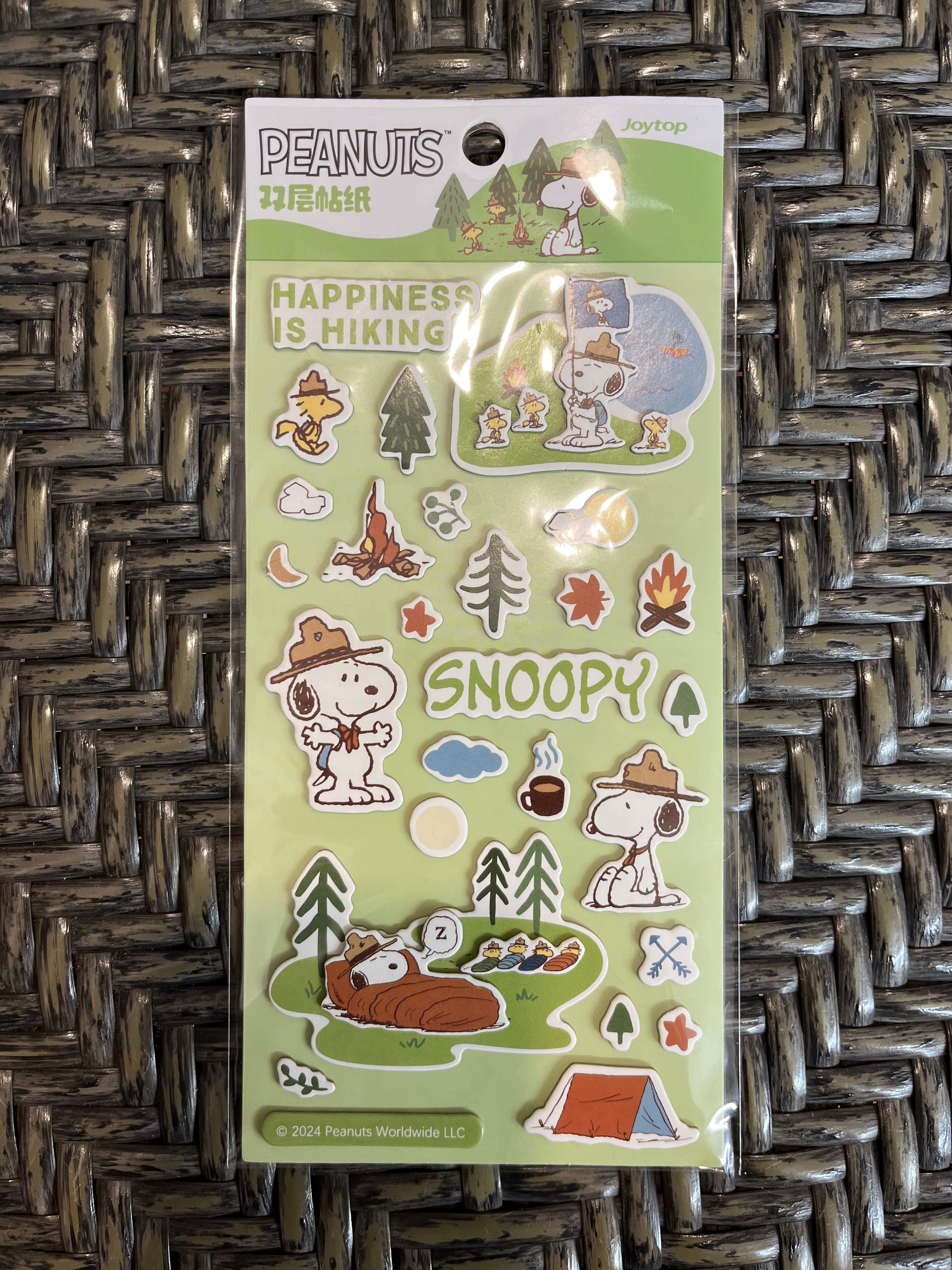 BeeCrazee Peanuts Snoopy Camping Stickers Campfire Kawaii Gifts 95912918