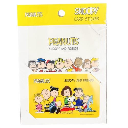 BeeCrazee Peanuts Snoopy Card Stickers White & Yellow Kawaii Gifts 8809544694803