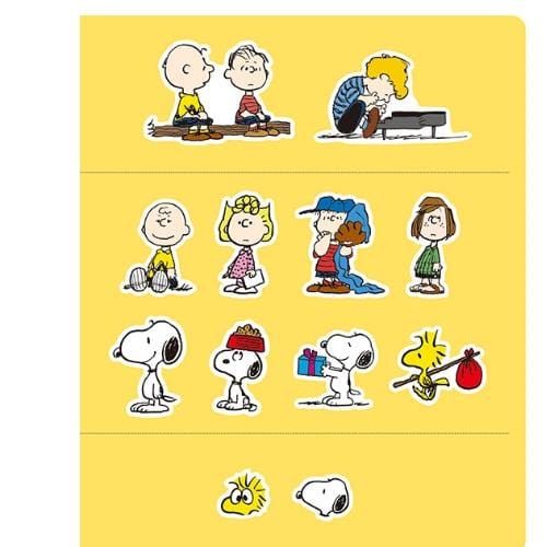 BeeCrazee Peanuts Snoopy Decorative Stickers Kawaii Gifts