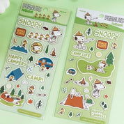 BeeCrazee Peanuts Snoopy Surprise Camping Stickers Kawaii Gifts 6936827838127