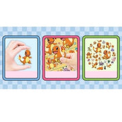BeeCrazee Pokemon 5-Size Stickers: Bulbasaur, Pikachu, Charmander, and Squirtle Kawaii Gifts