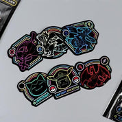 BeeCrazee Pokemon Surprise Larger Neon Stickers Kawaii Gifts 8809857003651