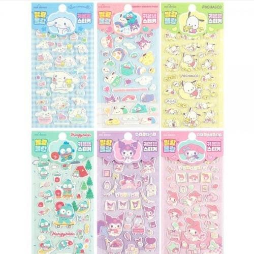 BeeCrazee Sanrio Friends Squishy Puffy Stickers Kawaii Gifts