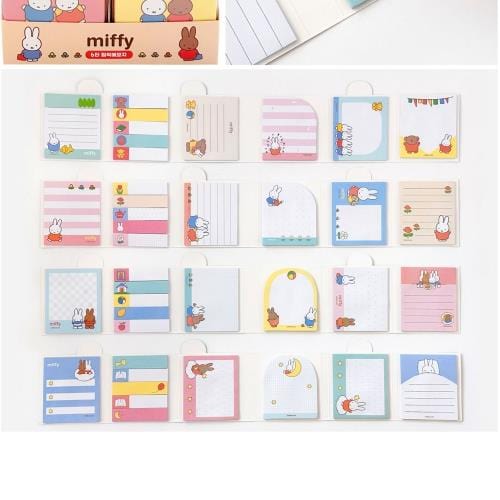 BeeCrazee Miffy 6-Design Sticky Notes Surprise Set Kawaii Gifts 8800251412070
