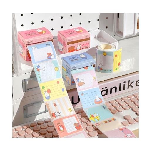 BeeCrazee Miffy 8-Design Sticker Note Sets Kawaii Gifts