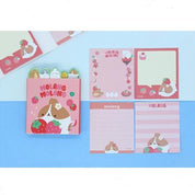 BeeCrazee Molang 4-Sided Surprise Sticky Notes Kawaii Gifts 8809627022950