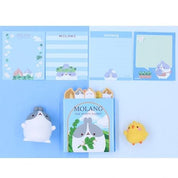 BeeCrazee Molang 4-Sided Surprise Sticky Notes Kawaii Gifts 8809627022950