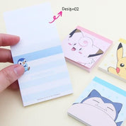 BeeCrazee Pokemon 4-Piece Small Memo Sets Kawaii Gifts 8809857001381