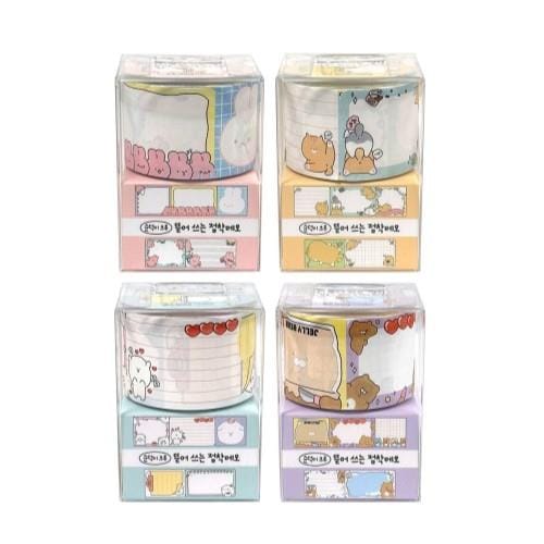 BeeCrazee Soondeok 5-Design Surprise Sticker Note Sets Kawaii Gifts 8809730784790
