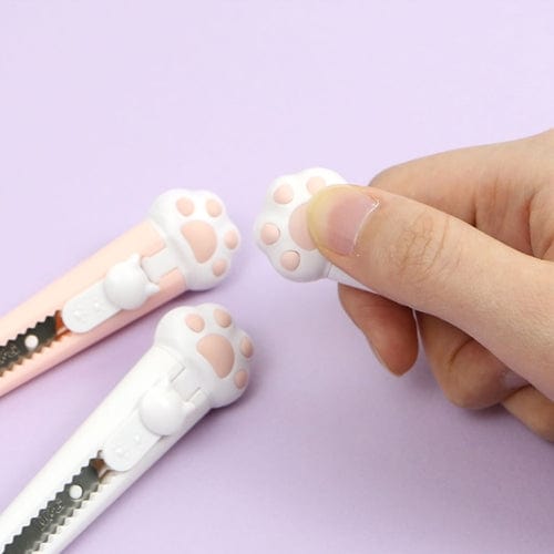 BeeCrazee Cat Paw Surprise Mini Box Cutters Kawaii Gifts 8809696339133