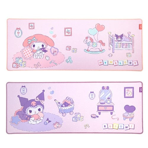 BeeCrazee Kuromi & My Melody Playtime Desk Mouse Pad Kawaii Gifts