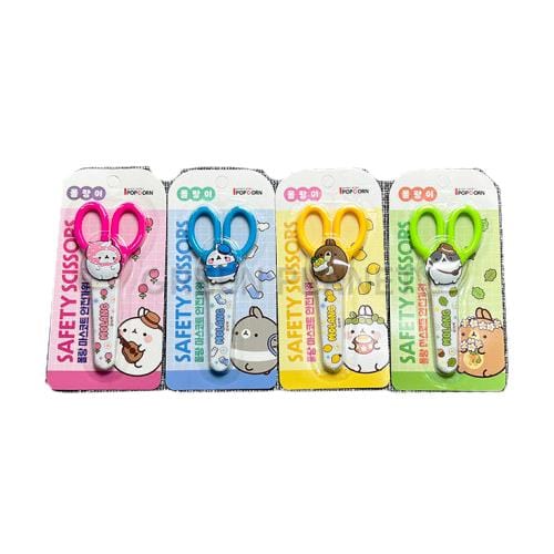 BeeCrazee Molang Surprise Mascot Safety Cap Scissors Kawaii Gifts 8809627021465