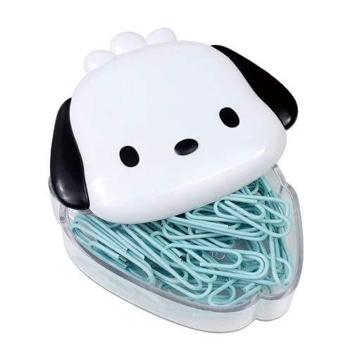 BeeCrazee Sanrio Friends Paper Clips in a Case: Hello Kitty, Cinnamoroll, My Melody, Pochacco, Kuromi Pochacco Kawaii Gifts 8801869700634