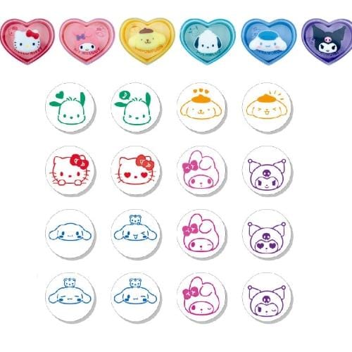 BeeCrazee Sanrio Friends Surprise Stamp Rings Kawaii Gifts 8809081510475