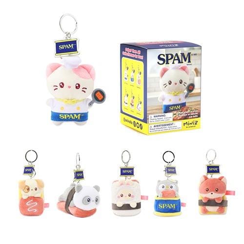 BeeCrazee Anirollz - Miniz SPAM Surprise Plush Keychain Blind Box Kawaii Gifts 810043607421