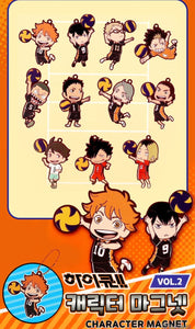 BeeCrazee Haikyuu Character Surprise Magnet Keychains v2 Kawaii Gifts 8809311141653