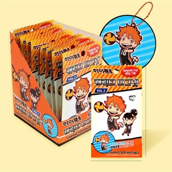 BeeCrazee Haikyuu Character Surprise Magnet Keychains v2 Kawaii Gifts 8809311141653