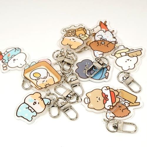 BeeCrazee Hamchi Hamster Friends s.2 Acrylic Keyring Surprise Bag Kawaii Gifts 8809844056301