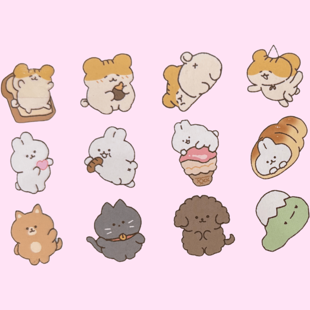 BeeCrazee Hamchi Hamster Friends s.2 Acrylic Keyring Surprise Bag Kawaii Gifts 8809844056301