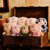 BeeCrazee Lulu Vintage Teddy 5" Plush Keychain Surprise Blind Box Kawaii Gifts 6972607333222