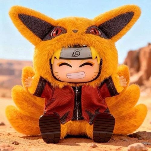BeeCrazee Naruto Shippuden Cute Beast Party V2 Surprise 5.5" Plush Bag Charm Blind Box Kawaii Gifts 23665361173155