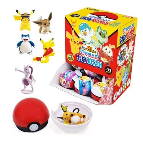 BeeCrazee Pokeball with Surprise Pokemon Mini Figure Kawaii Gifts 18809040194064