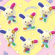 BeeCrazee Sanrio Usahana Lovely Friend 2.7" Surprise Keychain Kawaii Gifts 8809830213251