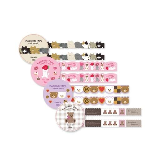 BeeCrazee Kawaii Die-cut Masking Tapes Kawaii Gifts