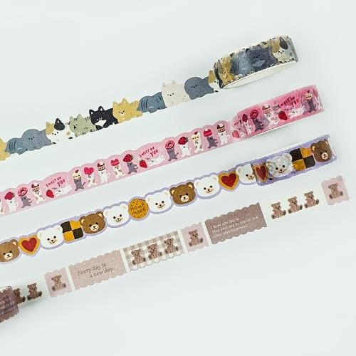 BeeCrazee Kawaii Die-cut Masking Tapes Kawaii Gifts